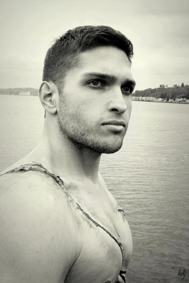 Male model photo shoot of Sharkman_Andrew in Alki Beach, Seattle, WA