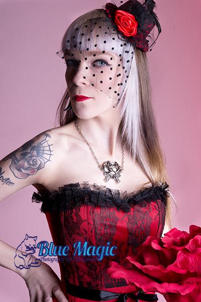 Female model photo shoot of Valkyrie Smith in Blue Magic Studios