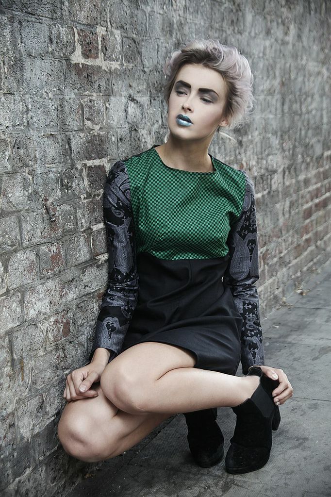Female model photo shoot of Viktoria Kiss in London Camden Town