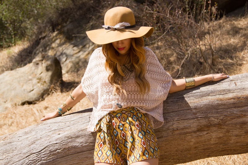 Female model photo shoot of Hilary Atwood in Laguna Canyon
