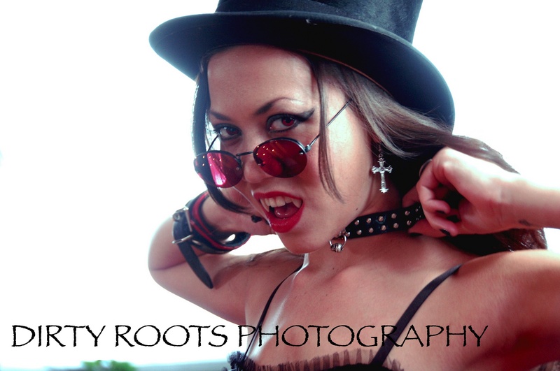 Female model photo shoot of Dirty Roots and Delores