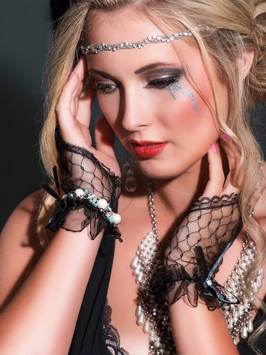 Female model photo shoot of Makeup by Katie Engle