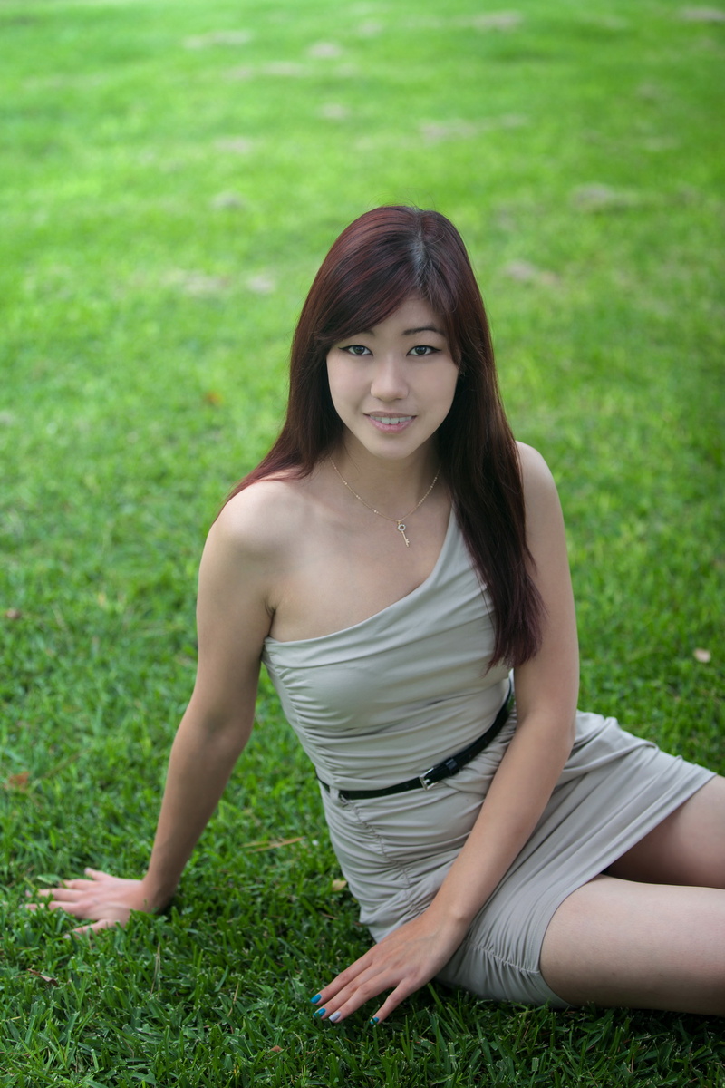 Female model photo shoot of Bella Cha by Jeff Lu