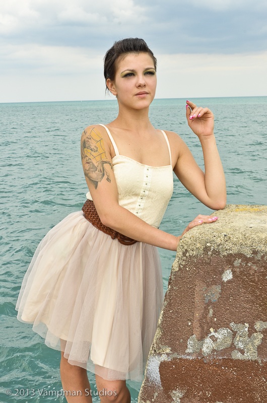 Female model photo shoot of Maria vedders in Beach