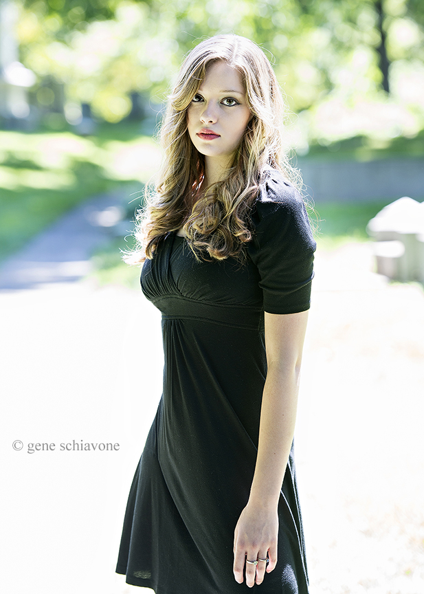 Female model photo shoot of Danielle Bessette by Gene Schiavone in Mount Auburn Cemetery