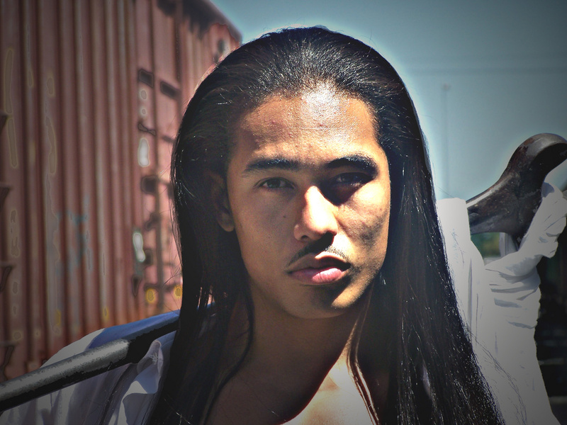 Male model photo shoot of eQ7 in Oakland Ca