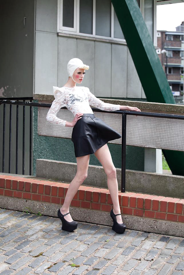 Female model photo shoot of EmilyFinchMUA in London