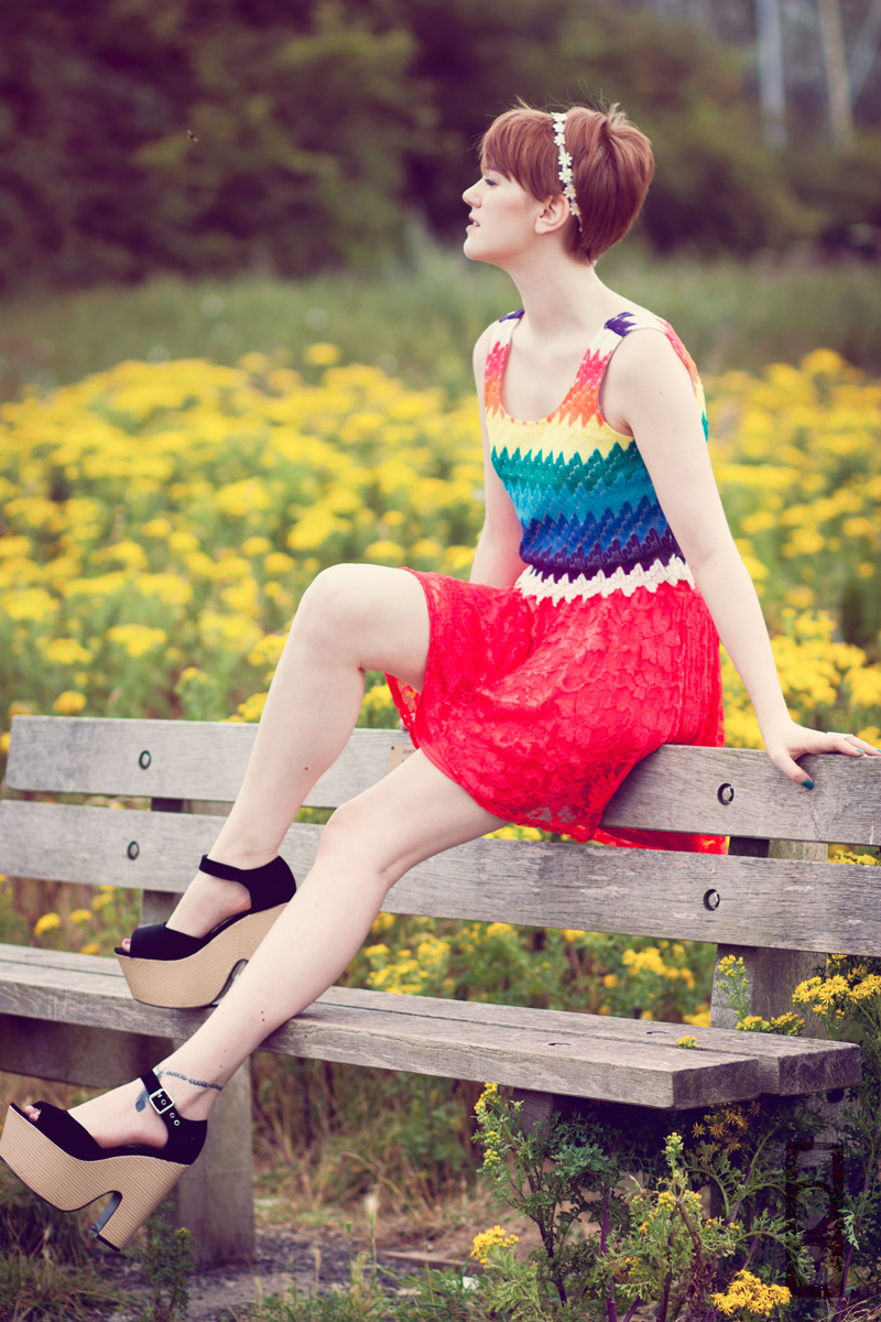 Female model photo shoot of Strawberry Delight by Beth Dooner