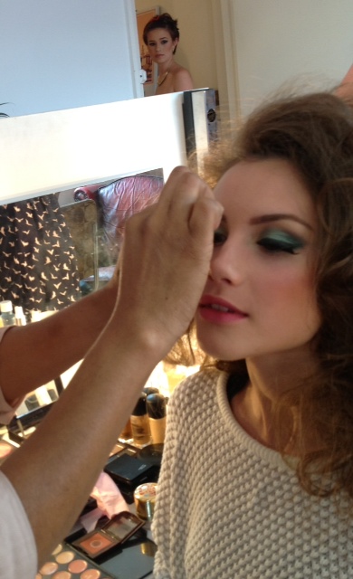 Female model photo shoot of KayCe Makeup Artist in London