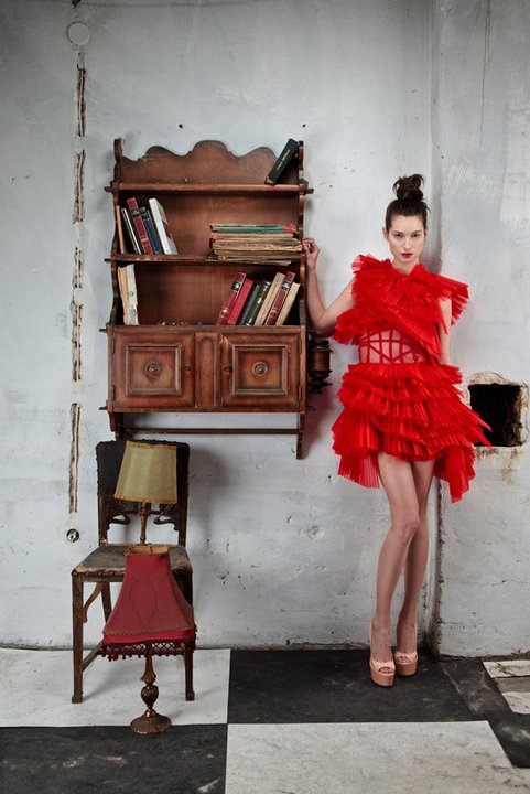 Male model photo shoot of nihil8 in dress by Ana Sekularac