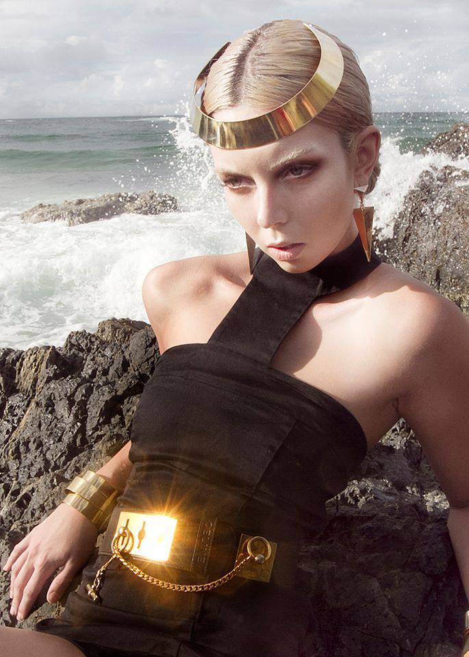 Female model photo shoot of Riely Saville - Stylist in Byron Bay