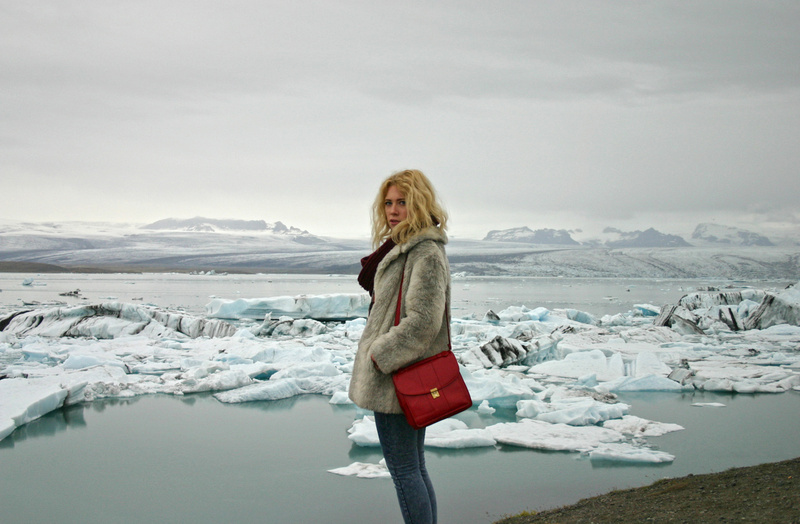 Female model photo shoot of Agnew Goodnight in iceland