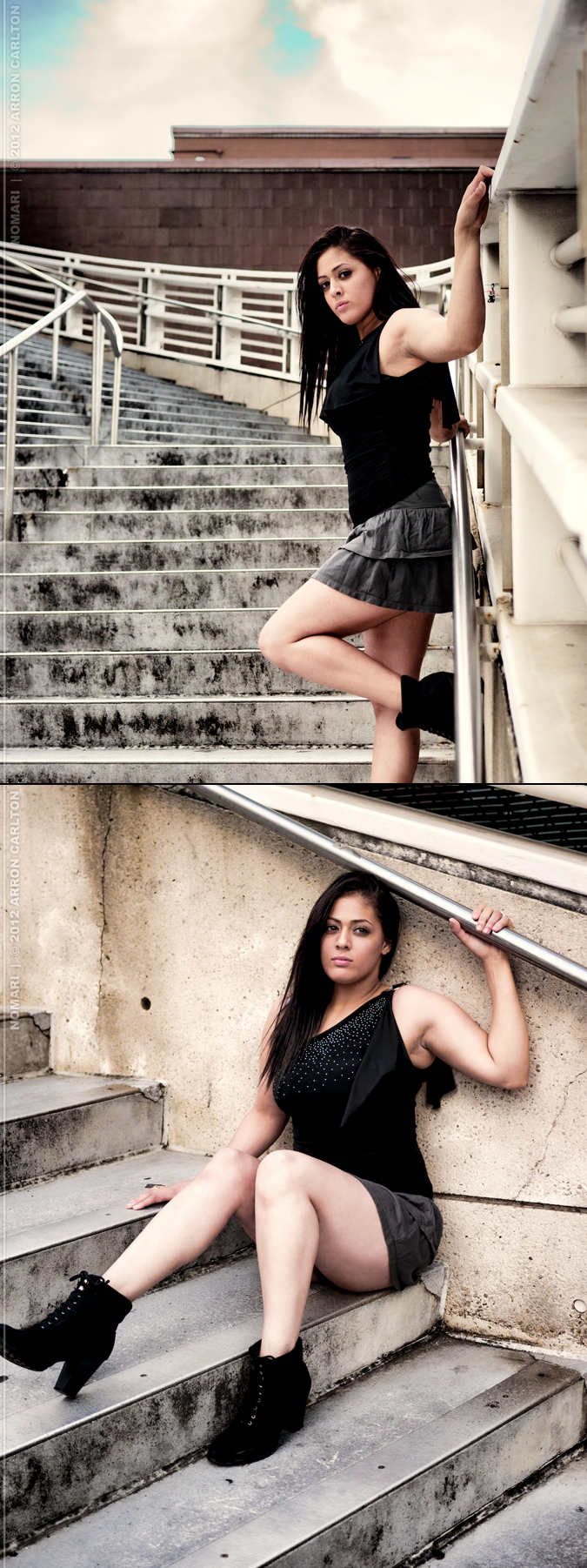 Female model photo shoot of nomari in The Tribeca Bridge