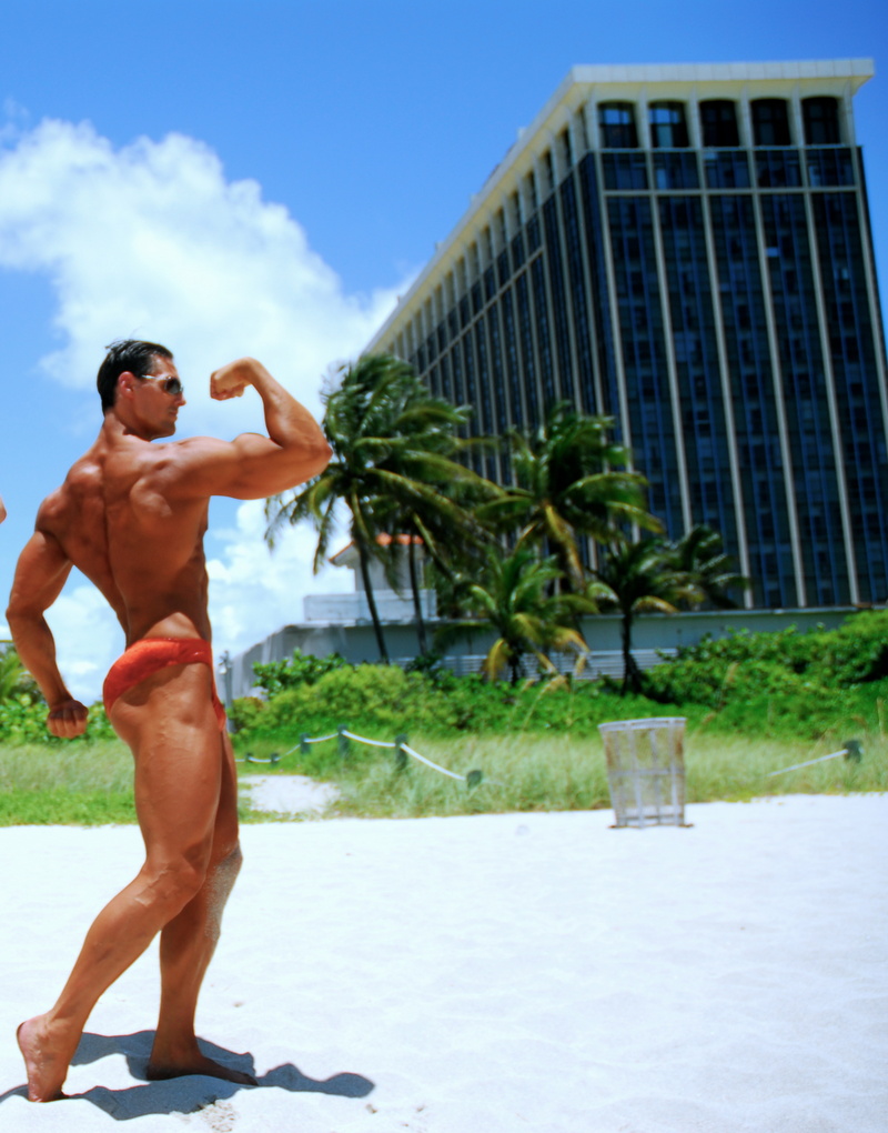 Male model photo shoot of Aaron W Reed  in South Beach Miami