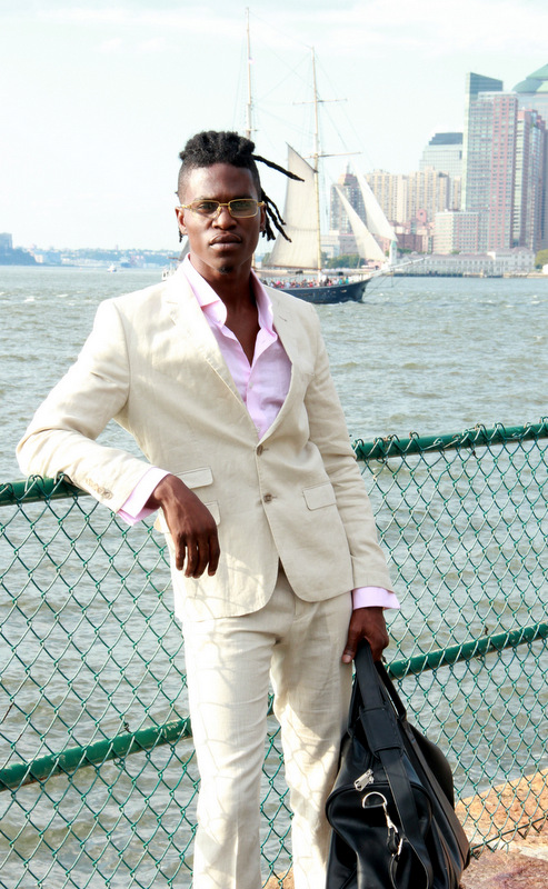Male model photo shoot of Toks Adewetan by DC Bryant Photography in Governor's Island, NY
