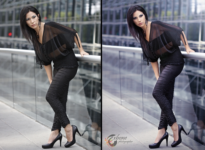 Female model photo shoot of xbone-retouch
