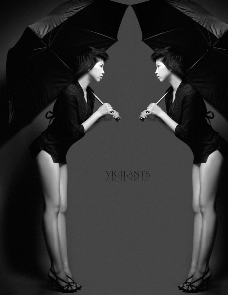 Male and Female model photo shoot of Vigilante and Tiffany Yu in The Lab, wardrobe styled by ABU ORIGINAL
