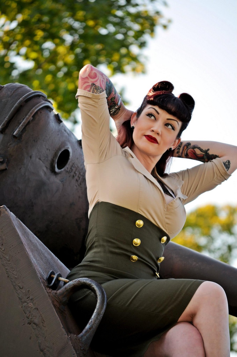 Female model photo shoot of Kimmie Kats Meow in Fort Drum, NY USO
