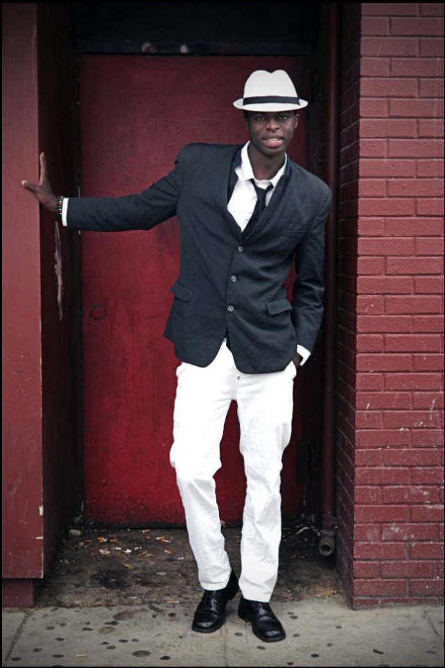 Male model photo shoot of Alieu Camara  in Madison state street