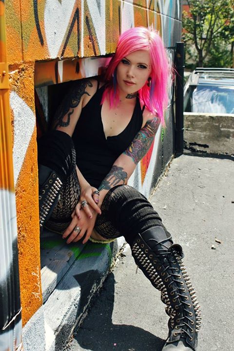 Female model photo shoot of Mel Saint Metal by Amber Lee in Reverie 