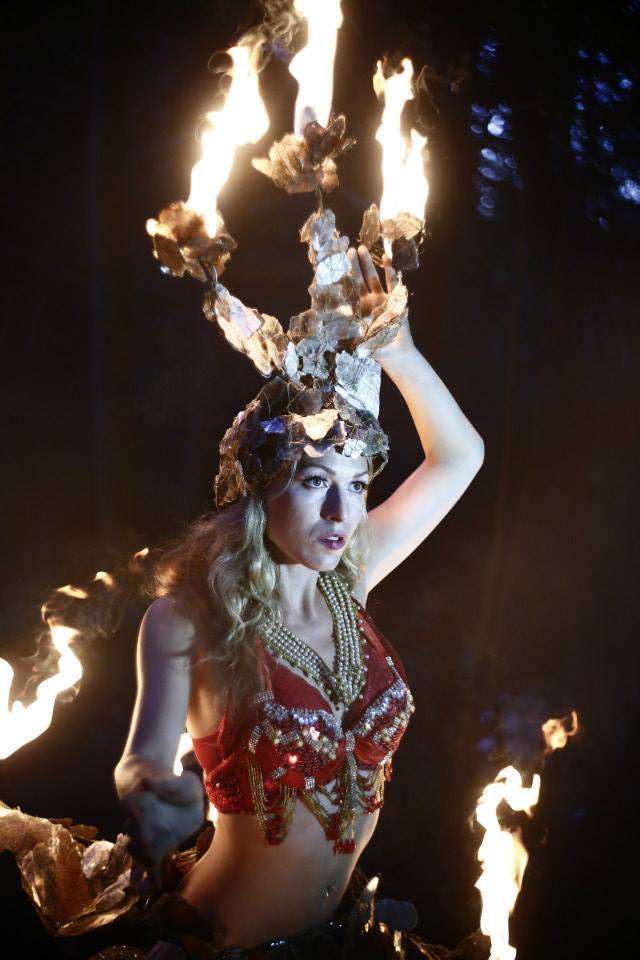 Female model photo shoot of Anatolia Fire Goddess  by Mick C