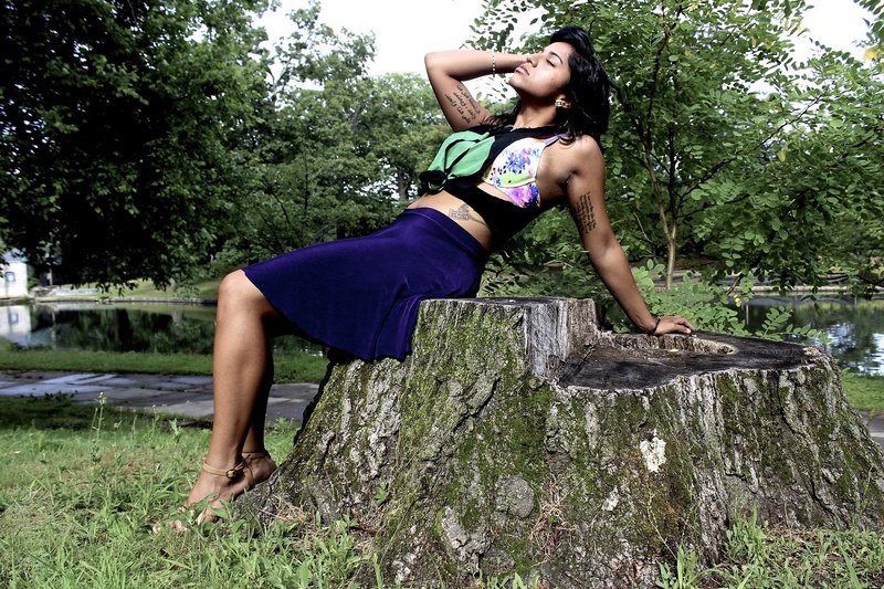 Female model photo shoot of Jasmine Alcantara in Roger Williams Park