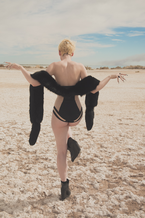 Female model photo shoot of Sharlene Durfey in Salton Sea