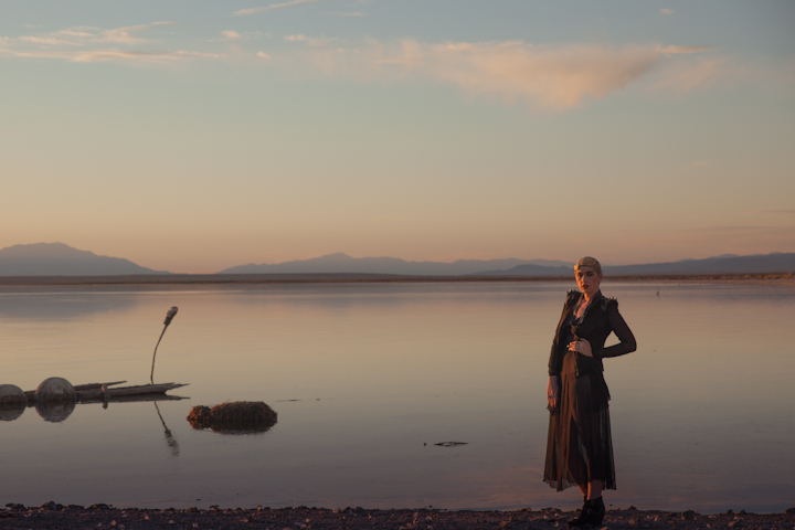 Female model photo shoot of Sharlene Durfey in Salton Sea