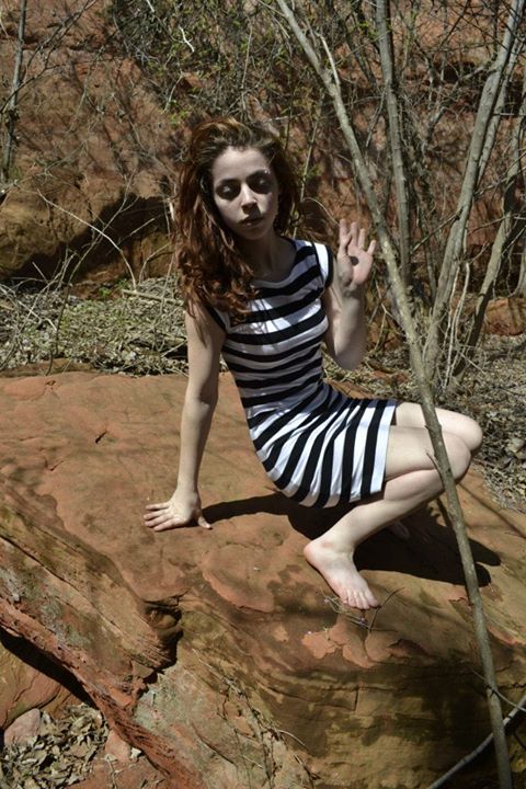 Female model photo shoot of Meryl M in Red Rock Canyon, Hinton Oklahoma