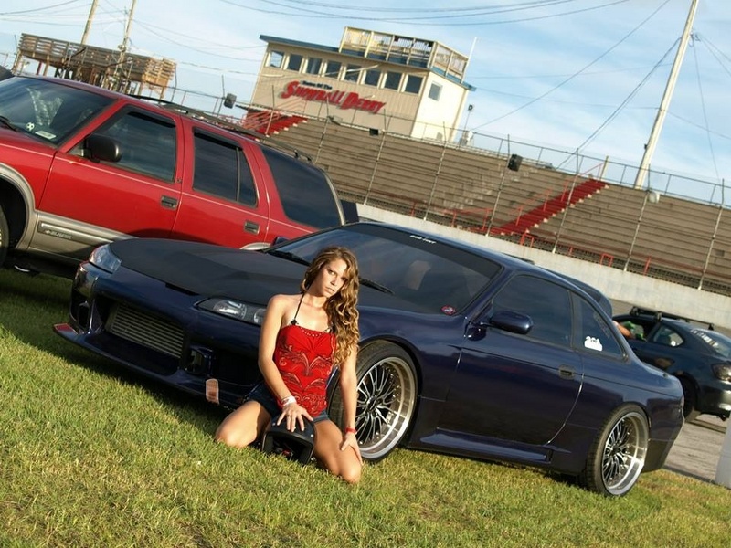 Female model photo shoot of Taylor Miseray in Five Flags Speedway Pensacola, FL