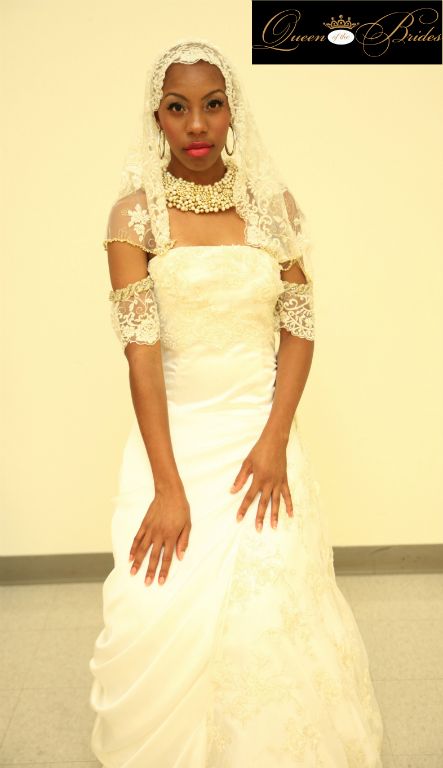 Female model photo shoot of Queen Of The Brides in Houston Texas