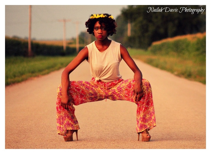 Female model photo shoot of Nailah Davis in Urbana, IL
