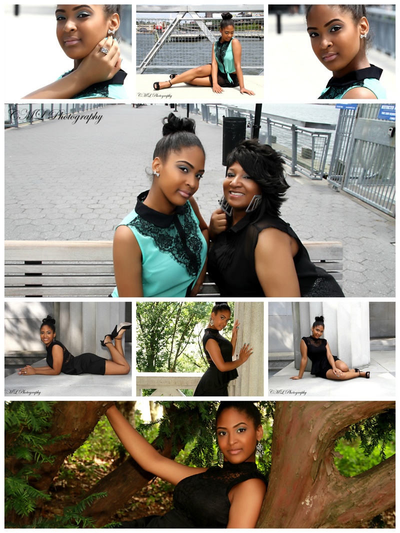 Female model photo shoot of Cyntica Belle and Crystal the Gem by Corkey Lloyd in Manhattan, NY, makeup by NikkieFatale_mua