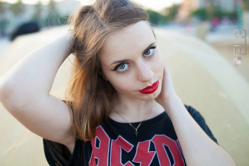 Female model photo shoot of Sveta Alekseeva in Barcelona