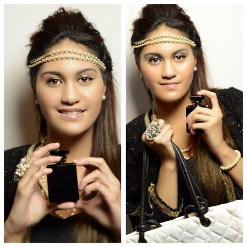 Female model photo shoot of Chylaan Saphire Ju Elz in studio