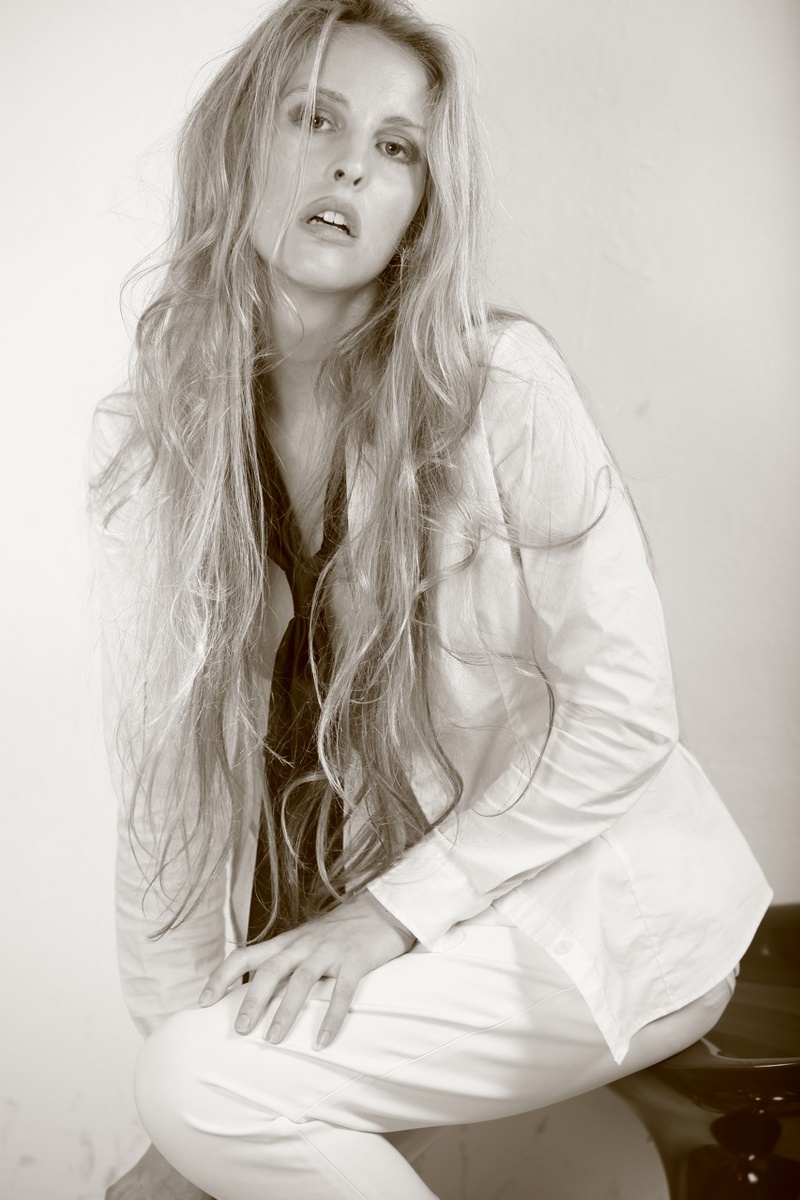 Female model photo shoot of Mia Stoutenborough in Milan
