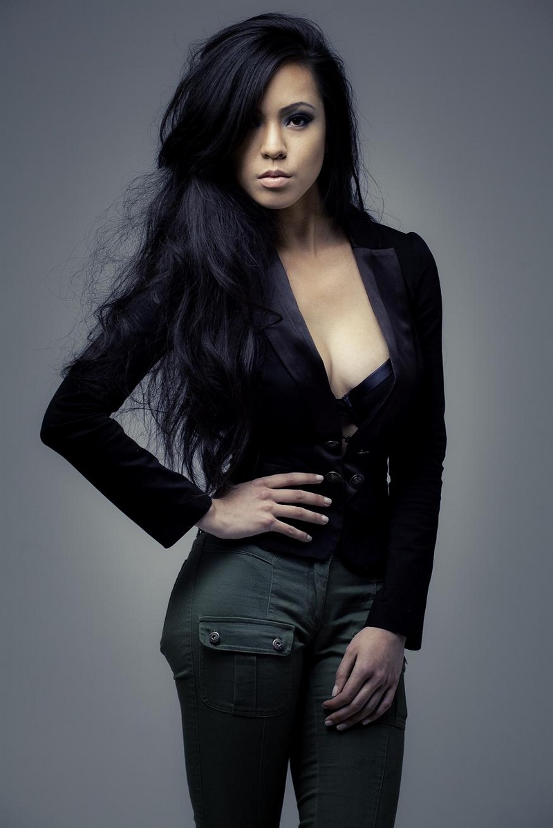 Female model photo shoot of Angelika Nguyen by d3s, makeup by Jenny Thi Pham