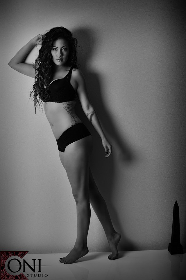 Female model photo shoot of neena corona by Joe Options