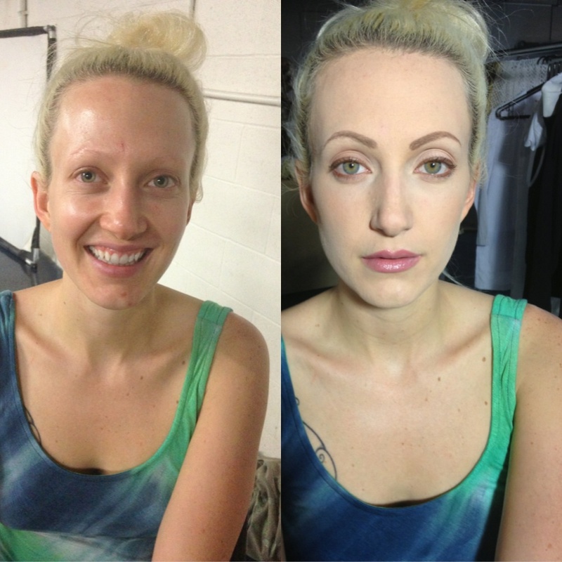 Female model photo shoot of Dani G Makeup