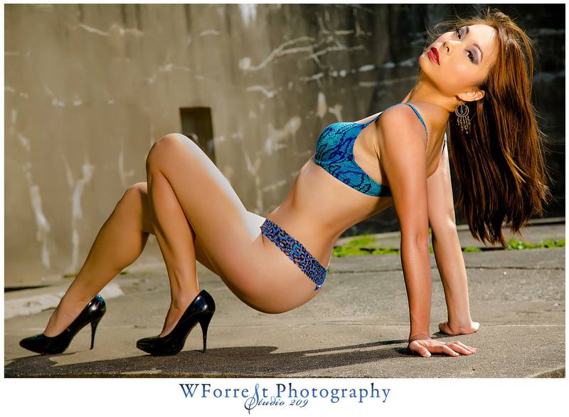 Female model photo shoot of Lyse Parise by WForrest Photography