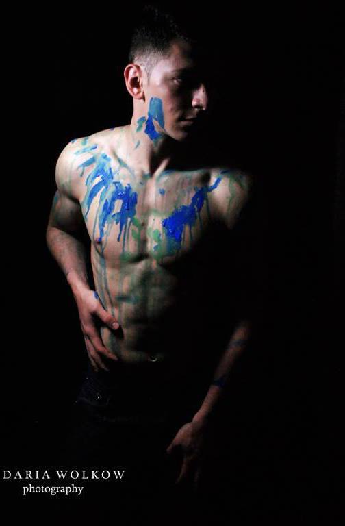 Male model photo shoot of John Pometcu in Studio
