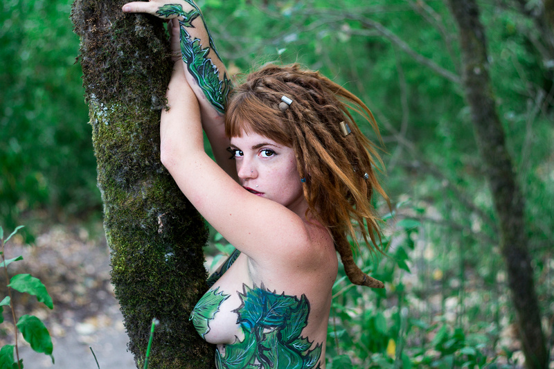 Female model photo shoot of Praesepe by DMiszczakPhotos, body painted by Xtreme Effectx