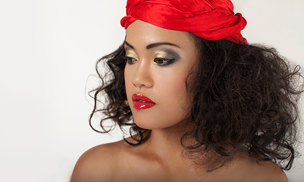 Female model photo shoot of Jennifer Bayoneta, hair styled by BriannaM.Barela, makeup by Makeup by Adrienn