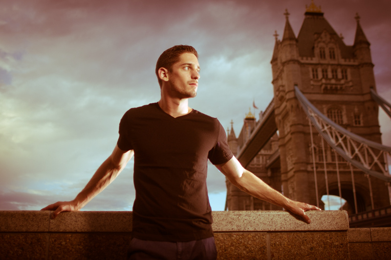 Male model photo shoot of chrisrudio in Tower Bridge