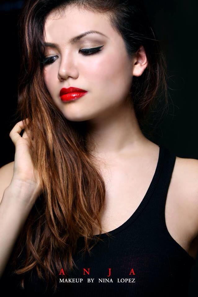 Female model photo shoot of Nina Lopez Make Up