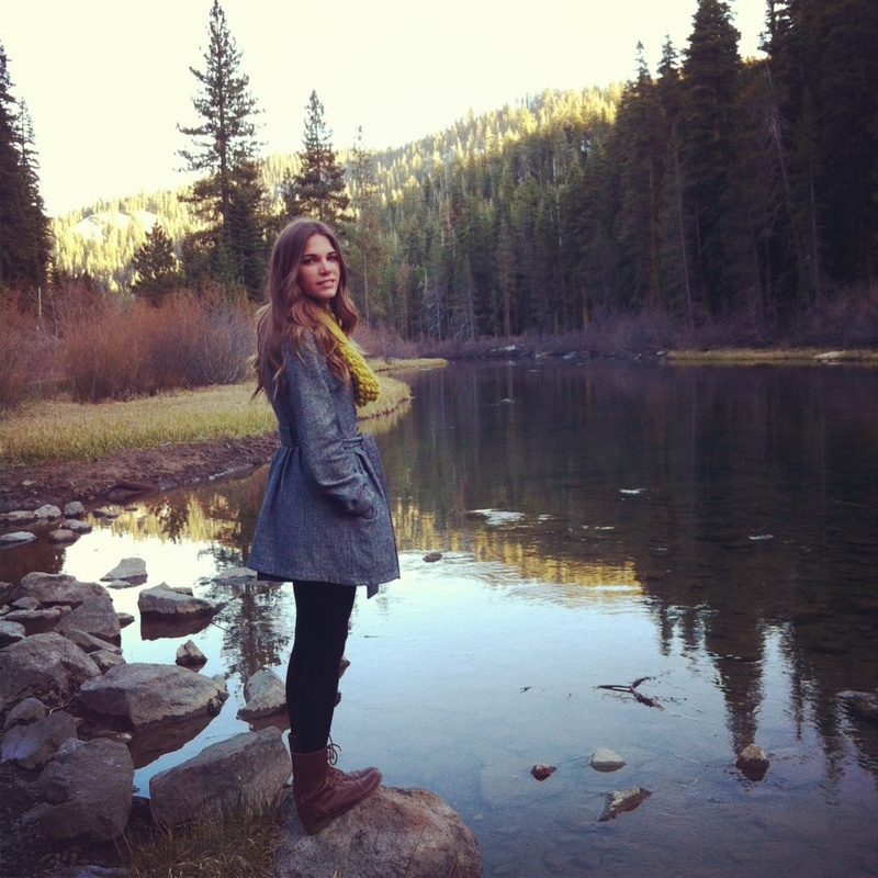 Female model photo shoot of Sydnie Cantelon in Lake Tahoe, CA