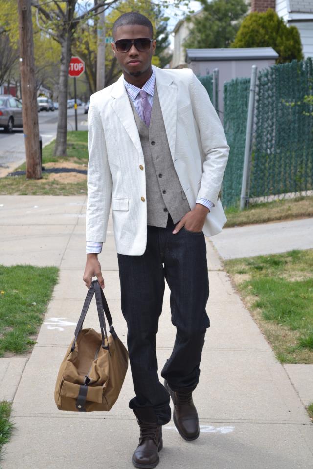 Male model photo shoot of Mikhail Reid in New York