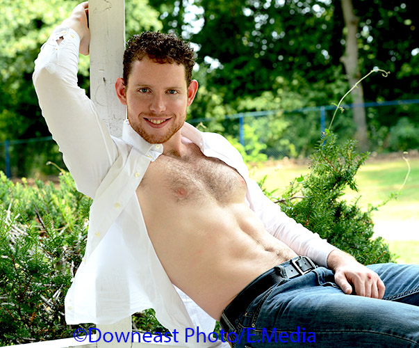 Male model photo shoot of Zach Art by Downeastphoto in on location