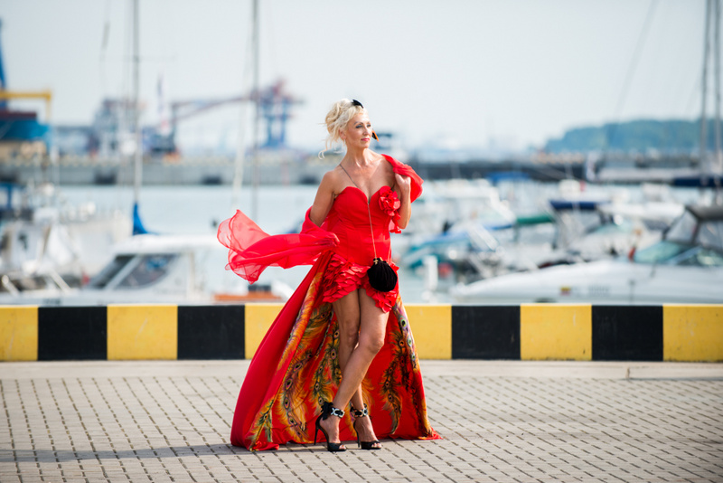 Female model photo shoot of I LOVE FOUR SEASONS in Lithuania