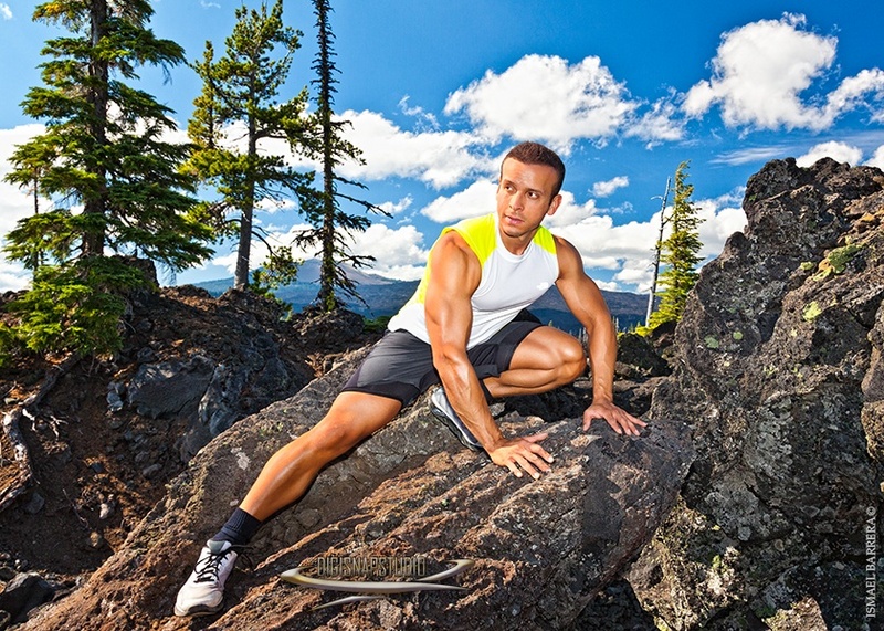 Male model photo shoot of Efren J Alvarez by Ismael Barrera in McKenzie Pass in the Cascades Mountains of Lane County, Oregon.
